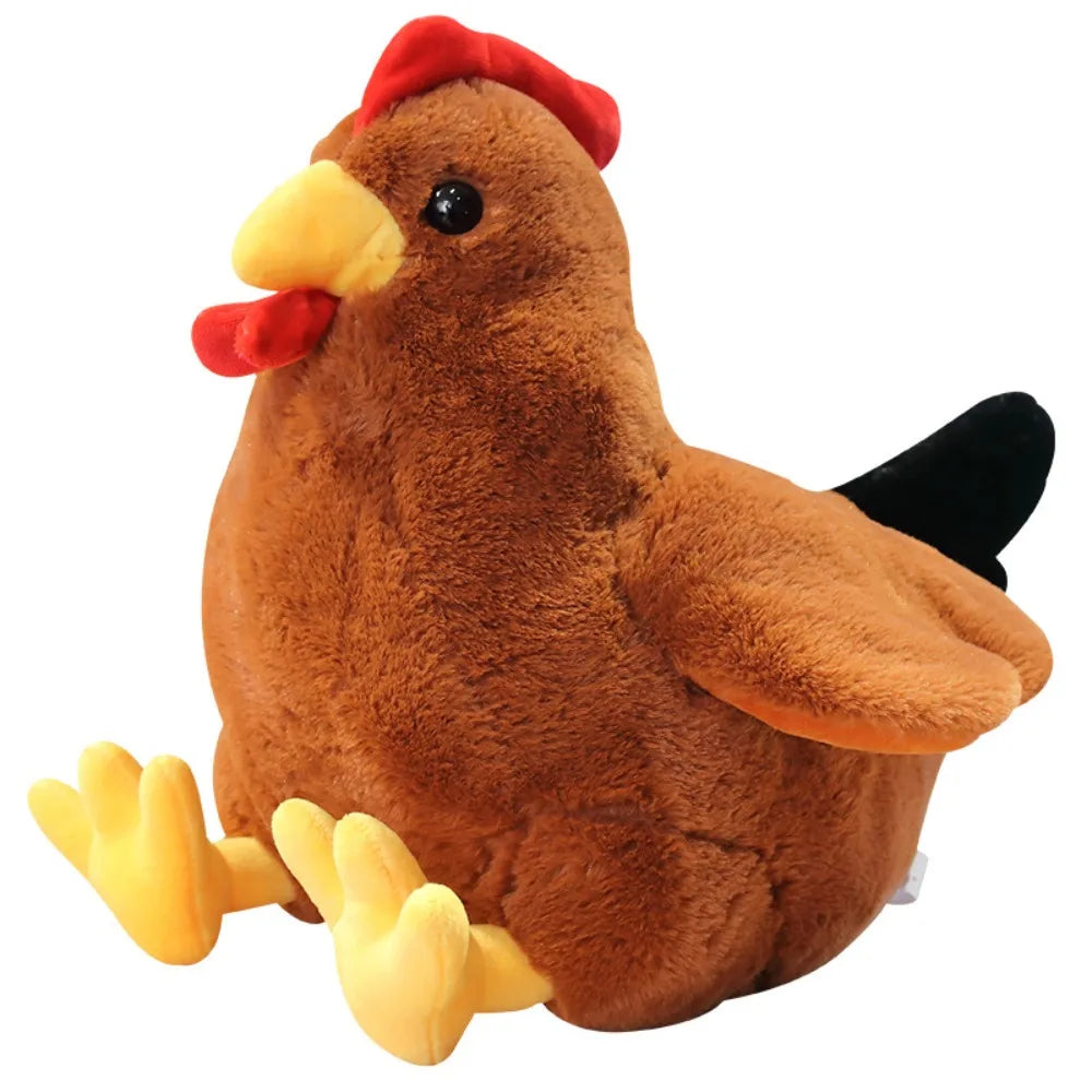 Brown Chicken Plush - 11.81