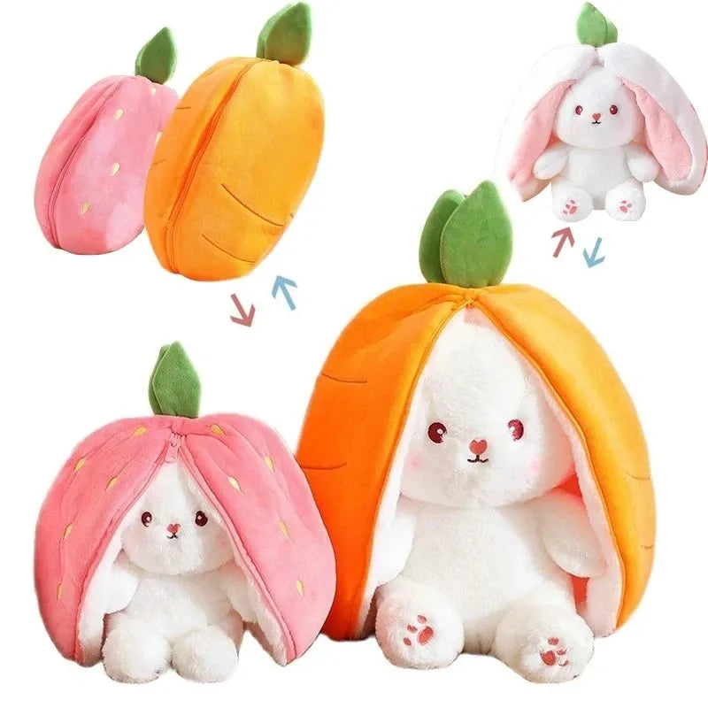 Strawberry & Carrot Bunny Plush